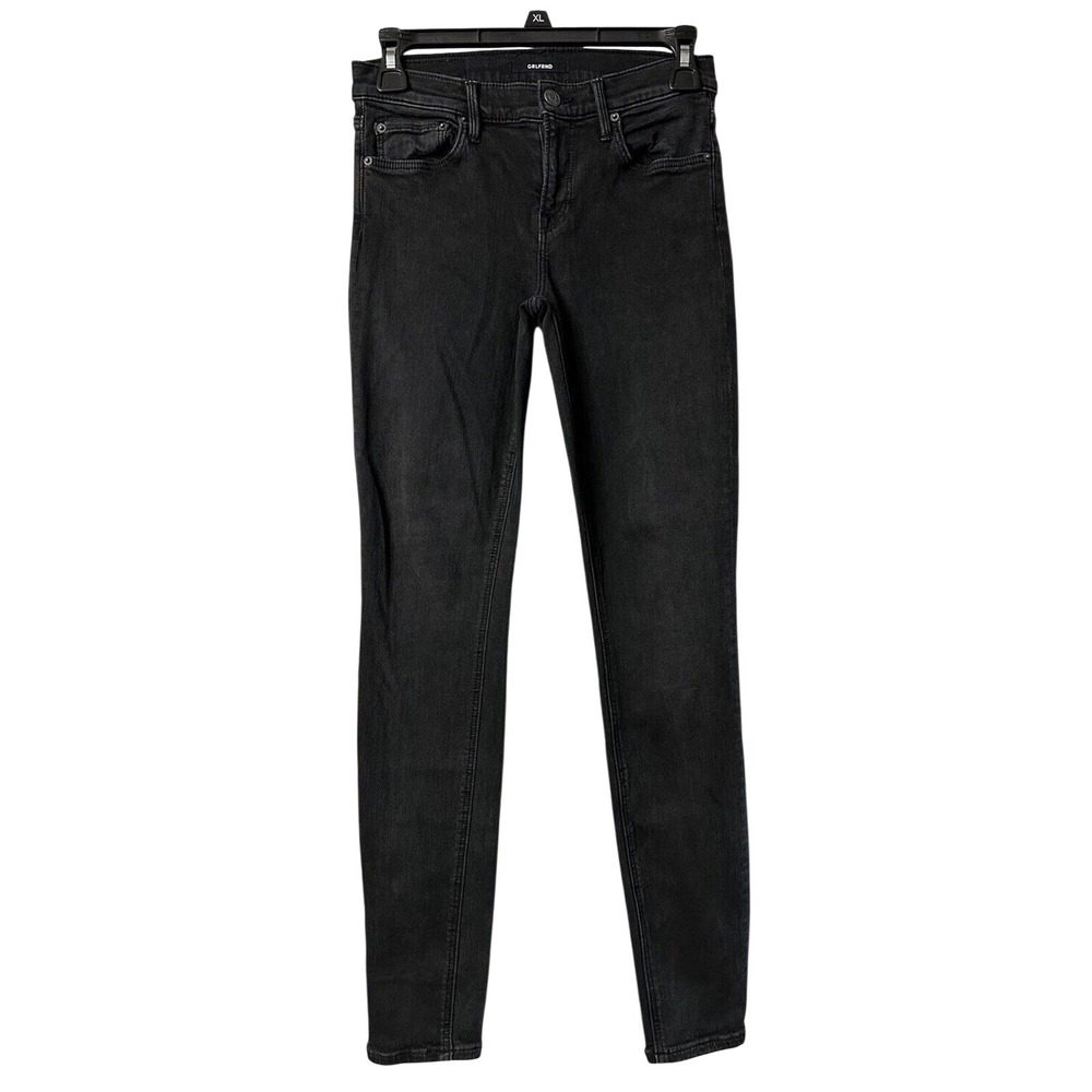 Grlfrnd Womens Candice Love Hangover Black Jeans Designer‎ Denim Size 25 EUC